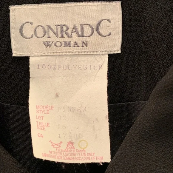 Modest ConradC Woman dressy long sleeve black jacket - Picture 3 of 10